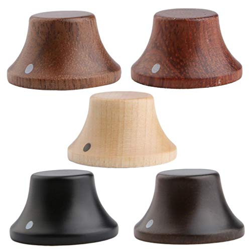 Boutons en bois de Bubinga Kaish pour remplacer les boutons de basse usés ou glissants - 8