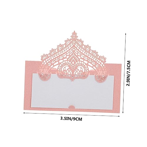 ABOOFAN 20 Unidades Cartão De Nome Pai Da Noiva Mesa De Jantar Rústica Sinais Em Branco Cartões De L