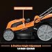 LawnMaster MEB1216K Electric Lawn Mower 16-Inch 12AMP