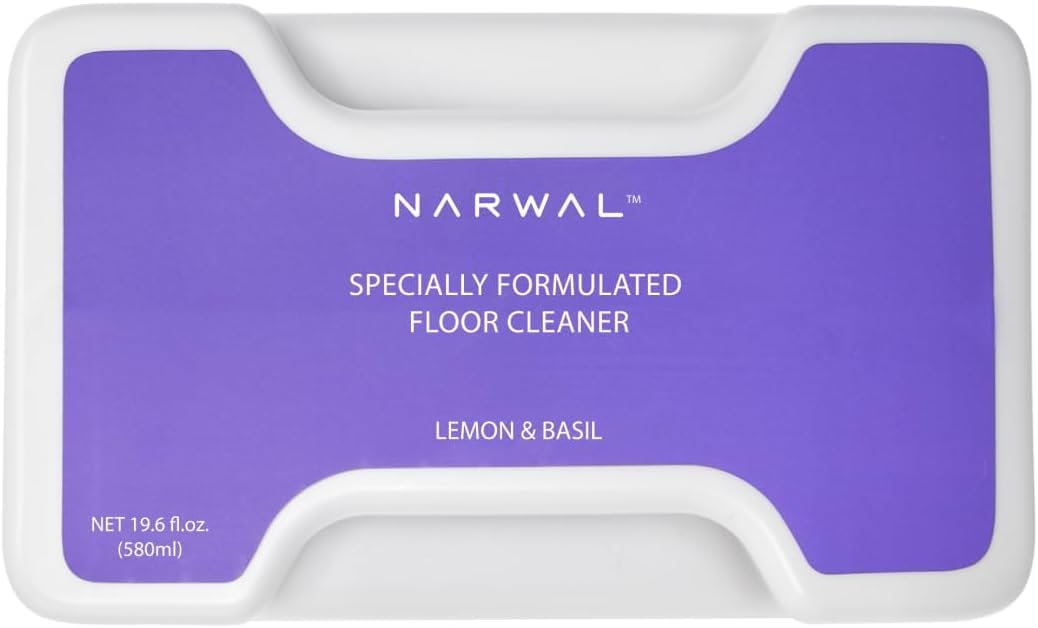 NARWAL Original Zubehör 480ML Bodenreiniger Reinigungsreiniger für Wischtücher geeignet für Freo Z Ultra, Z10 Ultra und Z10 mit einem Duft von Limon und Basikum
