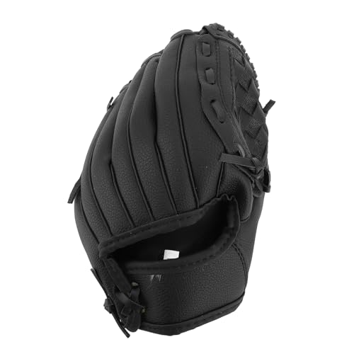 Baseball Glove, Softball Field Glove, Professional Enhanced Grip for Youth and Adult Training (Black)