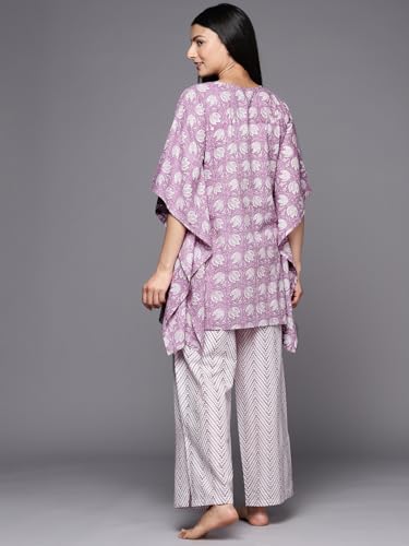 Image of Libas Printed Cotton Night Suit