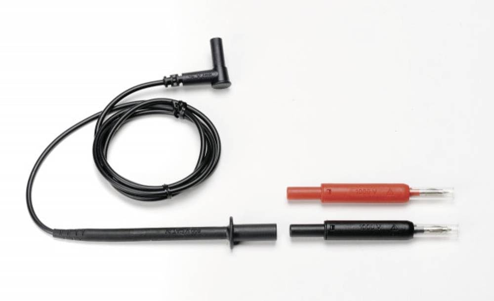 Chauvin Arnoux Kit de câbles de mesure [fiche de sécurité 4 mm – Prise de sécurité 4 mm] 1,1 m Noir 1 pièce