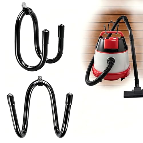 Kontazmi Lot de 2 supports en forme de W pour tuyau d'aspirateur, support pour tête d'aspirateur, support mural, crochet de suspension, support pour...