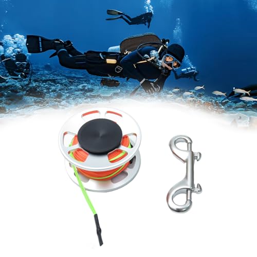 Moulinet de plongée sous-marine stable pour guider les explorations de nuit