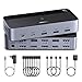 UGREEN HDMI KVM Switch 2 PC 2 Monitore 4K60Hz Tastatur und Desktop-Controller Umschaltung 4 USB 3.0 Ports Kompatibel mit Windows/Linux/MacOS usw.