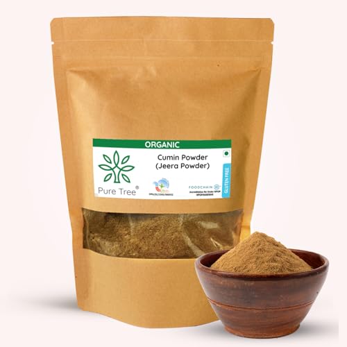 Image of Pure Tree Certified Organic Jeera Powder | 1.8 Kg / 1800 g | Jeelakarra | Zeera Powder | Cumin Powder | Boost Immunity | Adds Flavor to Curries & Veg