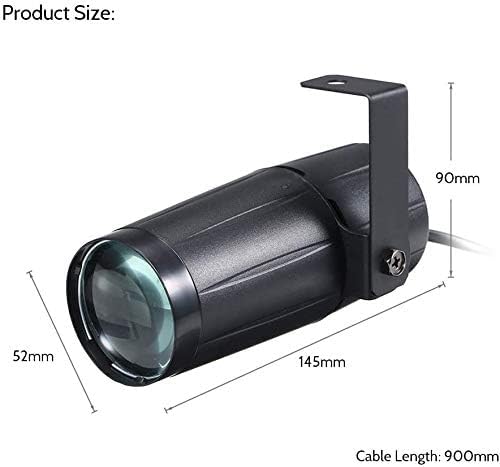 Miniatura 3 de Lixada - Foco de Pinspot LED de 10W, Mini Luz de Foco para Escenario, Iluminación de Pista, Accesorio para Decoración del Hogar, Bar, Club, Pub, DJ,