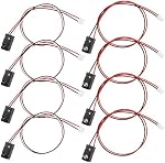 Paquet de 4 IR Capteur de faisceau de rupture, 5MM Module de comptage des LEDs, commutateur photoélectrique à faisceau partagé pour DIY Projet d'automatisation électronique Contrôle industriel