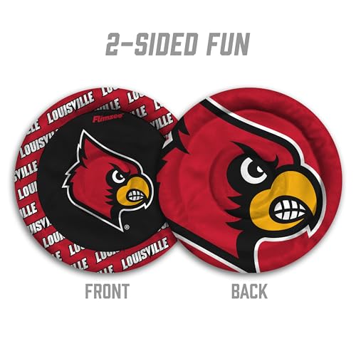 Image of YouTheFan NCAA Louisville Cardinals Flimzee Bean-Bag Flying Disc