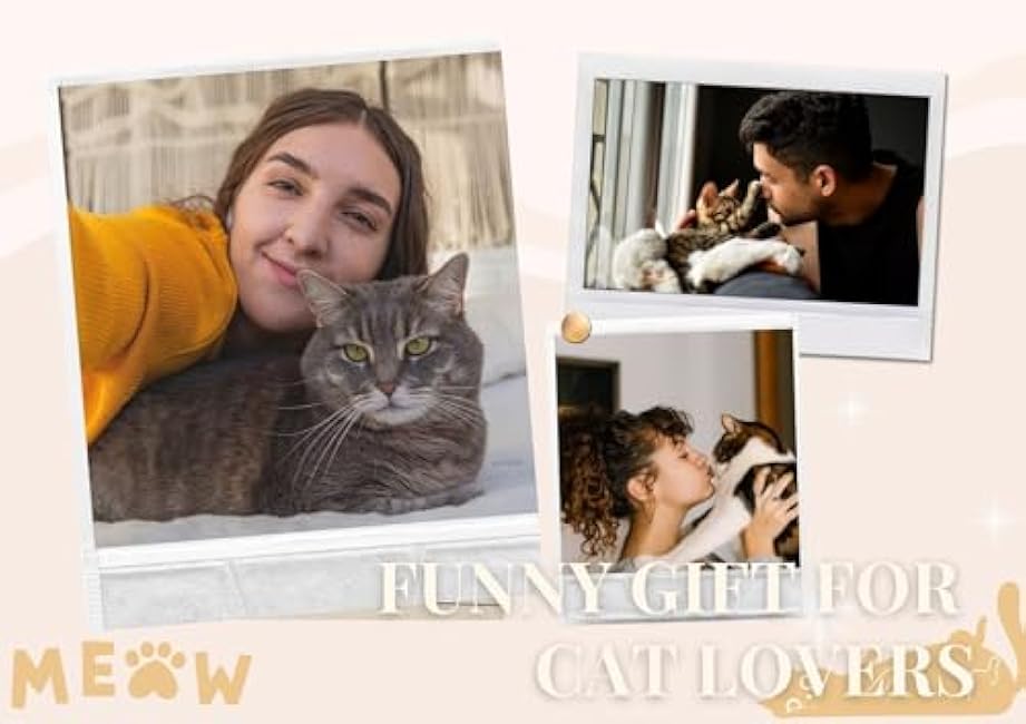 Onebttl Black Cat Gifts for Cat Lovers, Insulated Stainless Steel Tumblers with Lids and Straws, Funny gifts for Cat Mom, Dad on Birthday, Christmas, 20 oz, Black, What