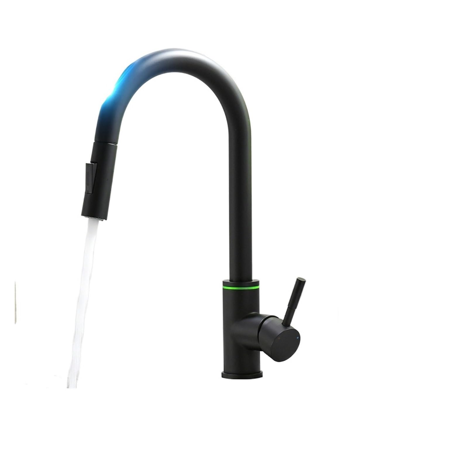 HADECOLL Pull-Out Faucet Smart Touch Kitchen Faucets Crane For Kitchen Water Tap Sink Mixer Rotate Touch Faucet Sensor Water Mixer Easy To Install,1067-Black