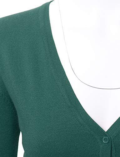 Image of Allsense Women's Long-Sleeve V-Neck Cardigan Sweater | Button Down, Lightweight Soft Knit