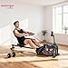 SPORTNOW Wasser Rudergerät für Zuhause Rudergerät Wasser mit LCD Display, Handyhalterung, Komfortabler Sitz, Vertikale Lagerung, Wasserrudergerät Rudermaschine für Heimfitness