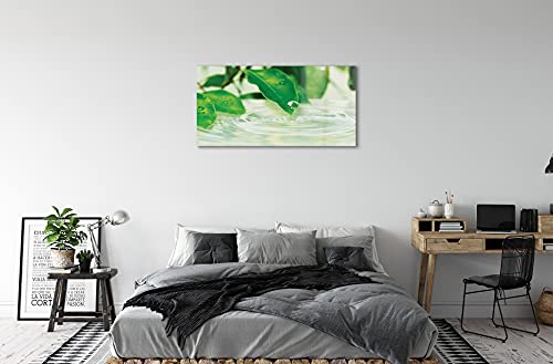 Impression sur verre Tulup d'exception 140x70 cm au design pur gouttes d'eau