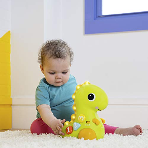 Bright Starts Go, Go, Dino Crawl & Count Activity Toy for Infants - Rolls, Lights Up, Plays Music and More, Ages 6 Months+ by Bright Starts - Image 6