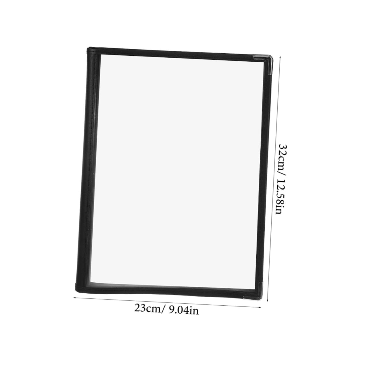 GLEAVI Restaurant Menu Book Holder Set 2pcs Menu Holders 6 Page 12 View Covers