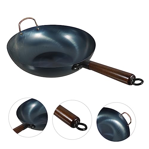 Wok de fondo plano IMIKEYA antiadherente para cocina miniatura 7