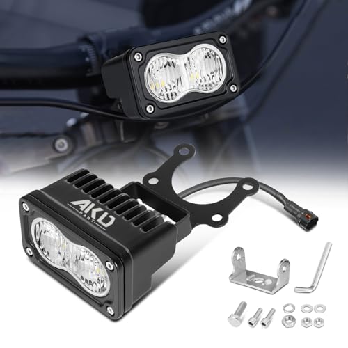 Image of Headlight Kit for Surron Segway X260 3 inch Driving Flood CREE LED Pod | High Intensity CREE LED Pods, Driving Flood Beam 3000K 20W Waterproof E-Bike Head Light for Sur-Ron