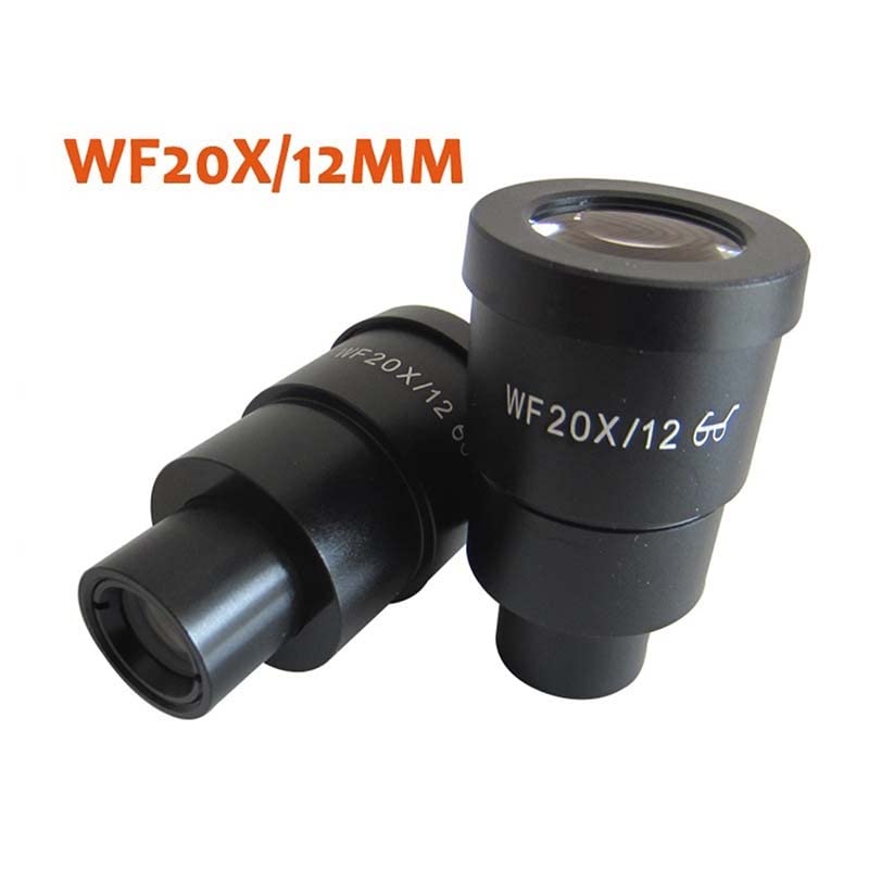 Microscope WF20X 12mm Industrial Binocular Stereoscopic Microscope, Optical Eyepiece Lens(1pcs 30.5mm)