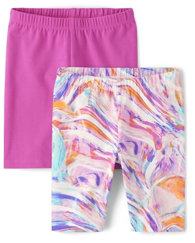 The Children's Place,Mix and Match Bike Shorts,Pink Summer,Medium (7/8)