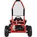 MotoTec Mud Monster Kids Electric 48v 1000w Go Kart Full Suspension Red