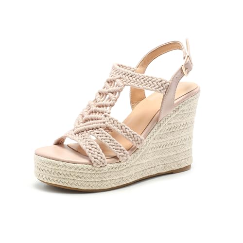 Image of Espadrille Wedge Sandals for Women Platforms & Wedges