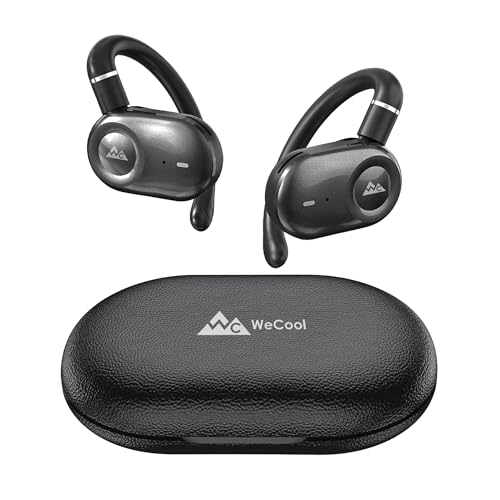 Image of WeCool Moonwalk M3 Pro Open Ear Earbuds Wireless with Multi-Angle Adjustment, Bluetooth 5.4 Ows Earphones with Call Noise Reduction, Ear Safe Headphones with Mic, 60Hrs Playback, IP55 Waterproof