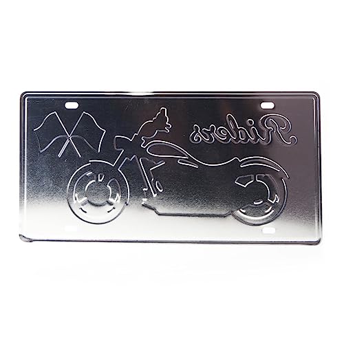 Image of Eazywagon Riders US 66 Multipurpose Metal Signs - License Wall Plate, Decorative Car Tag - Ideal for Cafe, Restaurant, Shop, Home, Hotel, Club, Office, Living Area