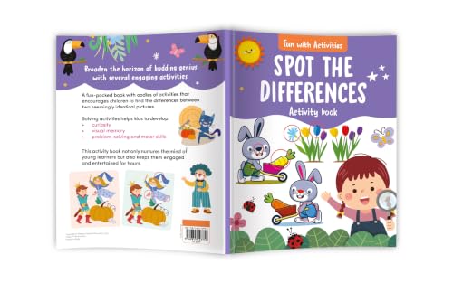 Image of Fun with Activities: Spot the Differences: Fun Brain Games, Puzzles & Visual Learning Interactive Activity Book for Preschool Kids and Toddlers I Ages 3+ [Select Learning]]