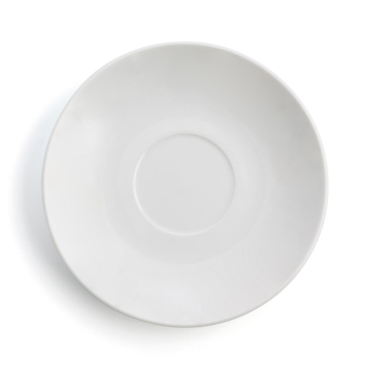 Quid Renova Blanca Set 6 tazze con piatto porcellana 9 cl porcellana adatta a microonde riciclabile