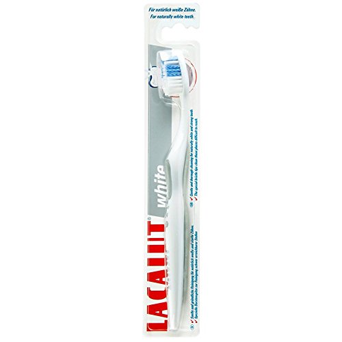 Lacalut White Brosse à dents Lot de 6 contre les taches de café et le tartre