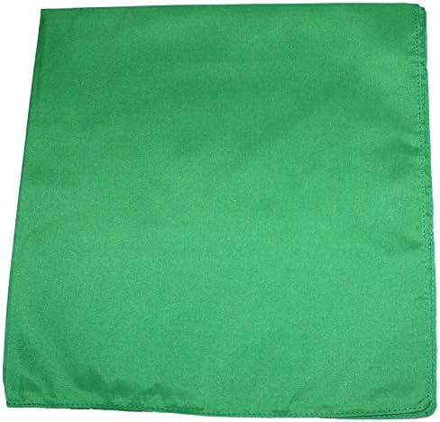 Solid 100% Cotton Unisex Bandana - 12 Pack