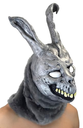 Donnie Darko Frank the Bunny Mask Latex Overhead with Fur Adult Costume