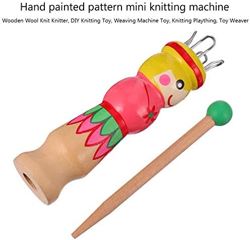EXCEART Knitting Spool Knitter French Plastic Handy Knitter Yarn Wool Knit Knitter Knitting Doll Craft Loom Maker DIY Knitting Tool