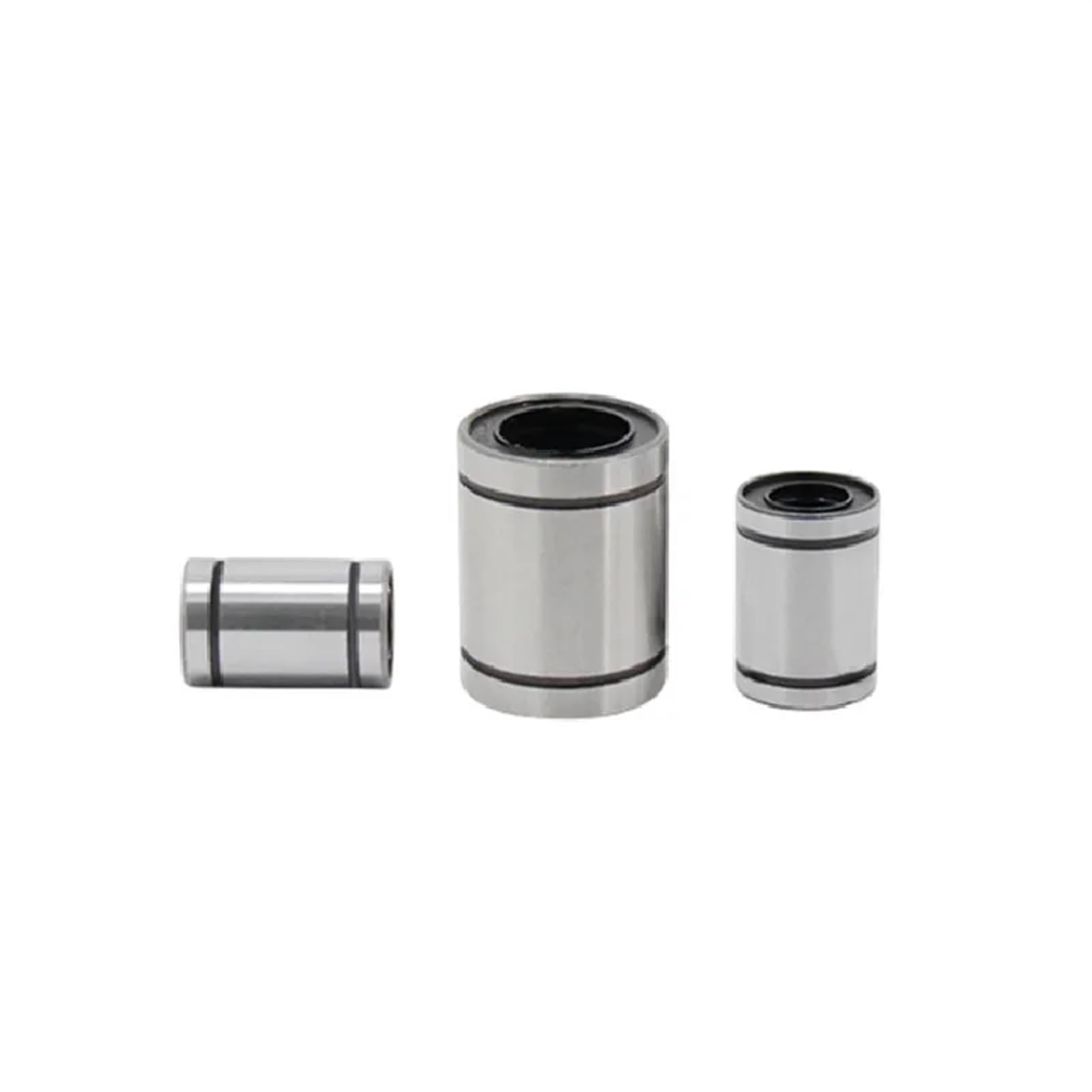 10 Piezas LM8UU LM10UU LM16UU LM12UU buje de rodamiento de Bolas Lineal de 8 mm, Piezas de Eje de riel de Revestimiento for Impresora 3D DIY(LM5UU)