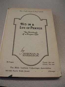 Hardcover His in A...Life of Prayer Book