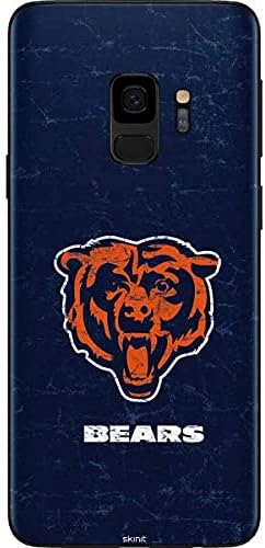 Skinit Decal Phone Skin Compatible with Samsung Galaxy S9 - Officially Licensed NFL Chicago Bears - Alternate Distressed Design