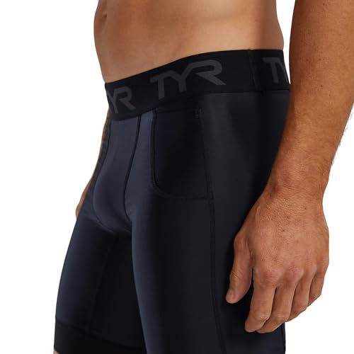 Pantalón de compresión cortos para hombre TYR Athletic transpirable 7