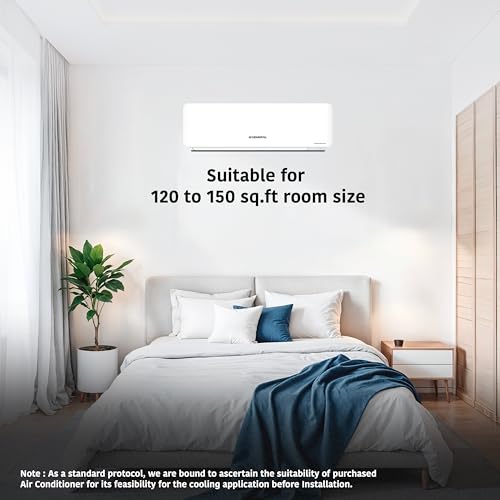 Image of GENERAL 1 Ton BEE 2026 5 Star Rated, Inverter Split AC (ASGG12CGAB-B, White, Copper, 3520W, Powerful Cooling, 10m Long Reach Airflow, 55C Max, Suitable for 120~150 Sft, Free Standard Installation)