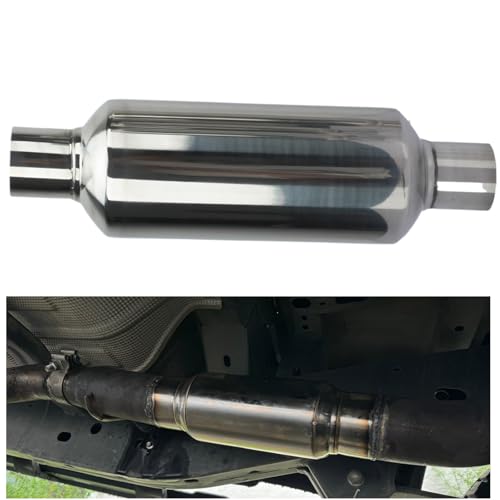 Besreey Silenciador De Alto Rendimiento | Punta de Escape Coche Acero Inoxidable - Piezas De Reemplazo Para Reducir Ruido Del Motor En Camiones Y Vehículos