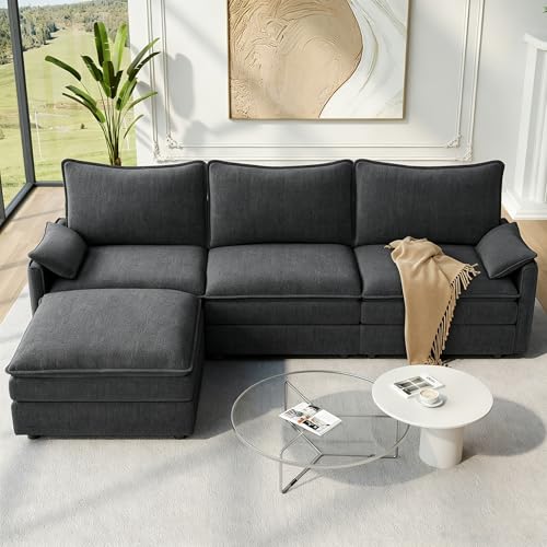 Image of Vesgantti 108 inch Modular Sectional Sofa, Light Gray