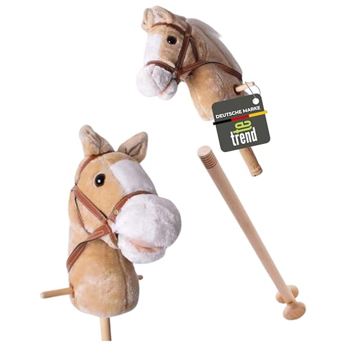 TE-Trend Steckenpferd mit Sound – 95 cm zweiteiliges Hobby Horse für...