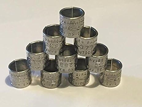10 (Ten) Duck Leg Bands, add to Your Lanyard or Mount