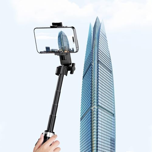 Palo selfie y trípode magnético de viaje compatible con iPhone y Android para vlog 4