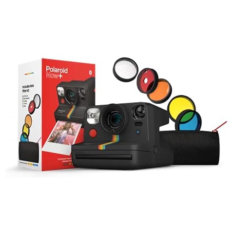 Polaroid Now+ Sofortbildkamera i-Type - Schwarz Cover