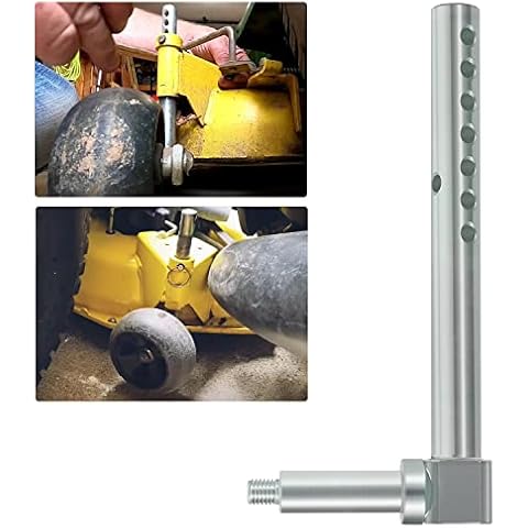 Hihitomorrow Mower Deck Gage Wheel Arm Equipment Front LH, Rear RH Gauge Wheel Arm-AM136328 Fits for John Deere X300, X304, X310, X320, X324, X340, X360, X500, X530, X534, X540, 570, X590 Cover