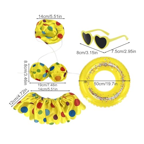 Conjunto bikini ganso resistente al sol para decoración exterior 5