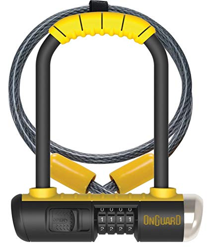 OnGuard Bulldog Shackle Lock – Black, 9 x 14 x 4 cm