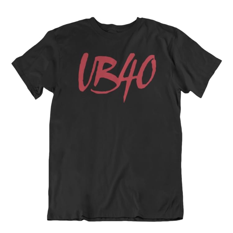UB40 Red Red Wine Front & Back Print Adult Short Sleeve T Shirt Reggae Pop Vintage Style Graphic Tees3